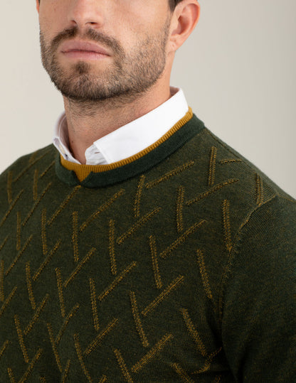 Maglia vanisé girocollo