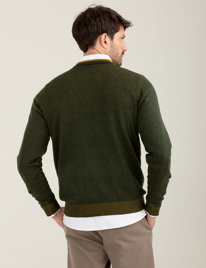 Maglia vanisé girocollo