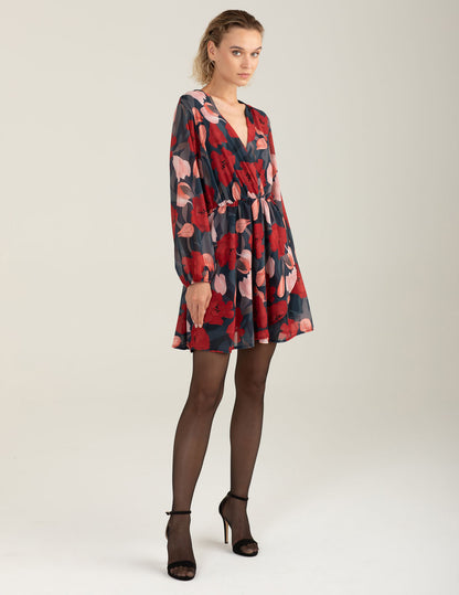Abito in georgette stampata