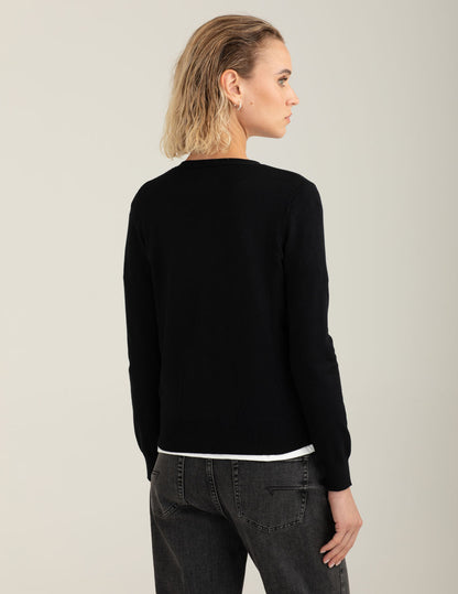 Cardigan scollo a V