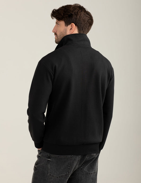 Felpa full zip con lettering 3D - back - 002