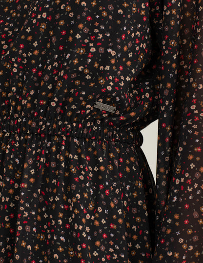 Abito in georgette stampata