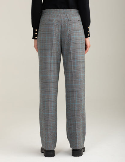 Yarn-dyed jogger trousers