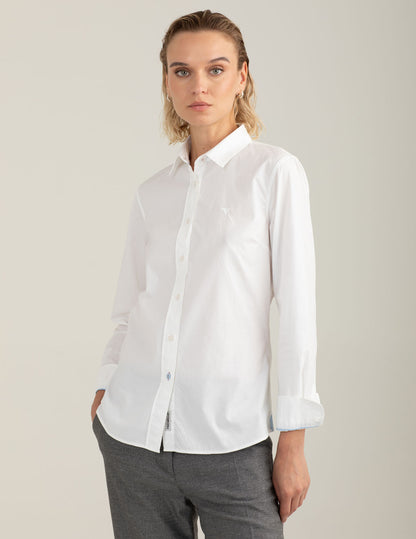 Camicia slim fit in armaturato stretch