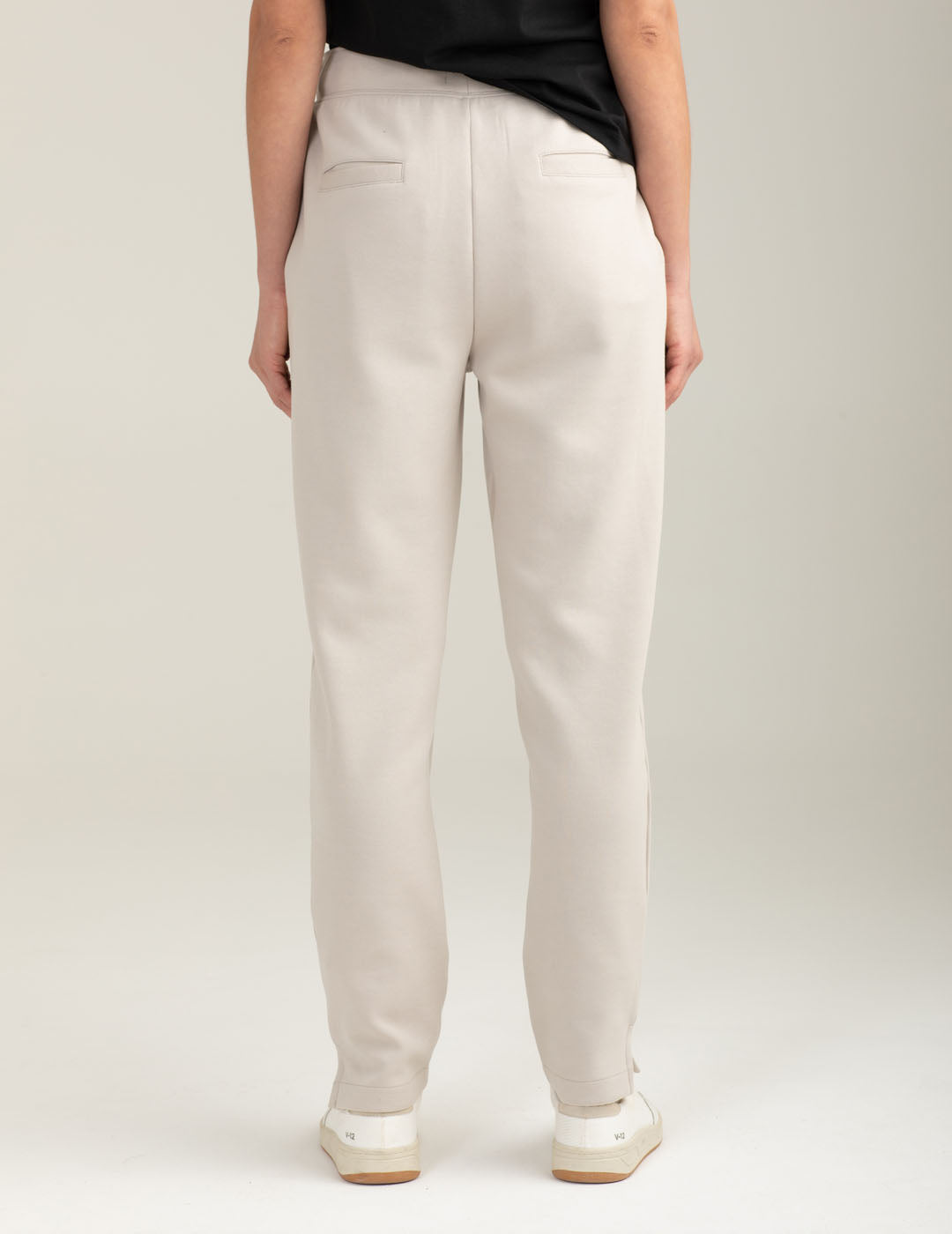 Pantalone interlock con dettagli strass donna ice fw25w02pf cc-a0005 Pantalone interlock con dettagli strass