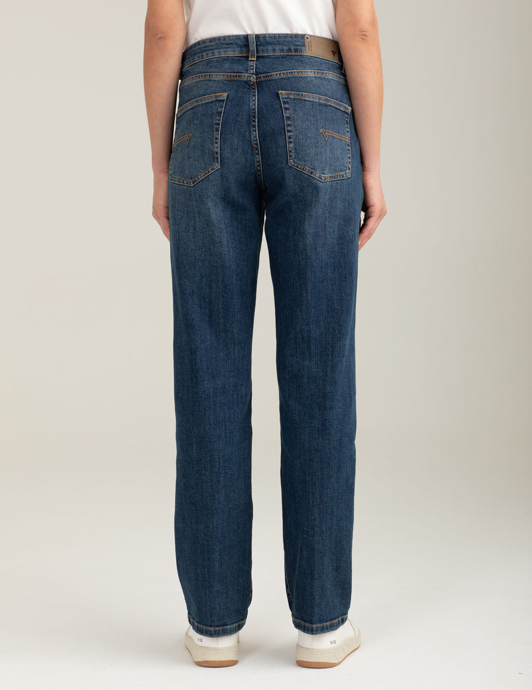 Stretch denim palazzo trousers woman middle blue fw25w21pd cc-a1101 Stretch denim palazzo trousers