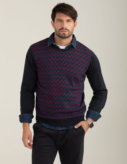 Jacquard sweater
