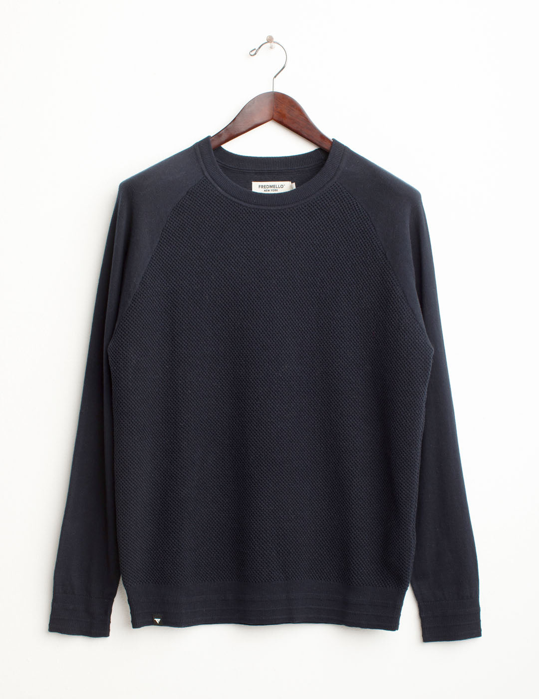 Maglia raglan in cotone uomo blue fm25w38mg cc-a0601 Maglia raglan in cotone
