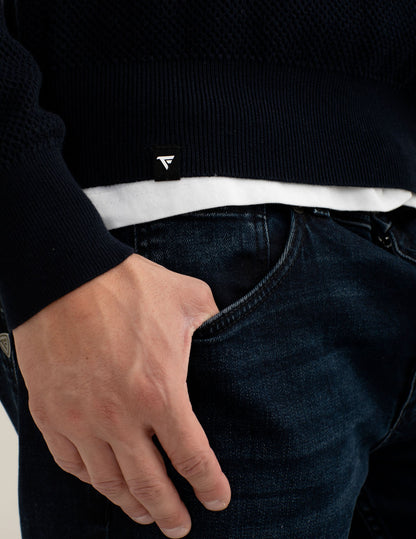 Maglia con cappuccio in cotone