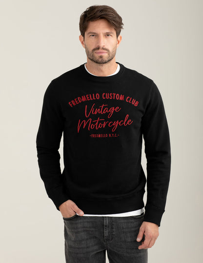 FELPA M/L G/C UNITO MAN