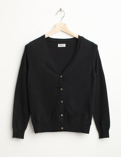 Cardigan scollo a V