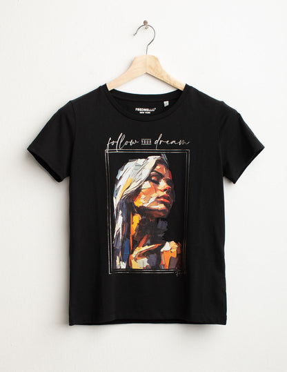 T-shirt con stampa ad alta definizione