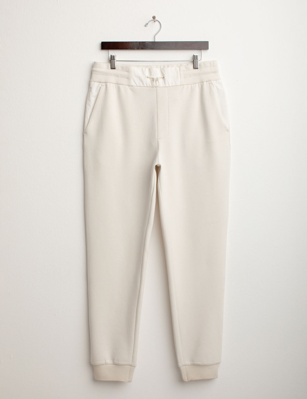 Pantalone in interlock con polsi uomo off white fm25w03pf cc-a0002 Pantalone in interlock con polsi