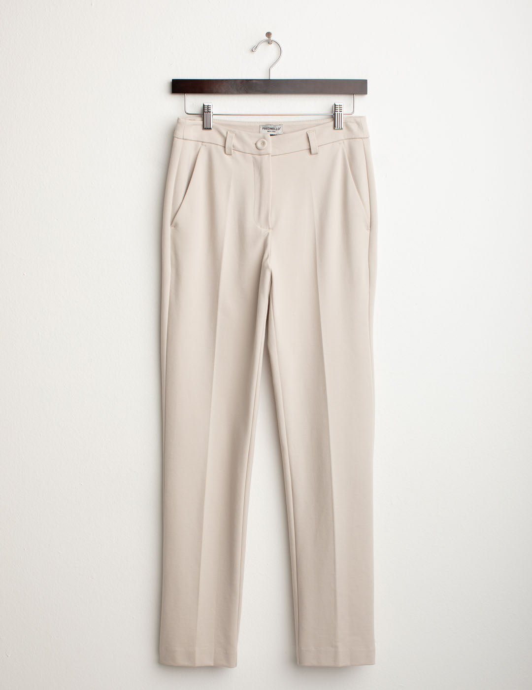 Pantalone a sigaretta in tintofilo donna off white fw25w13pu cc-a0002 Pantalone a sigaretta in tintofilo