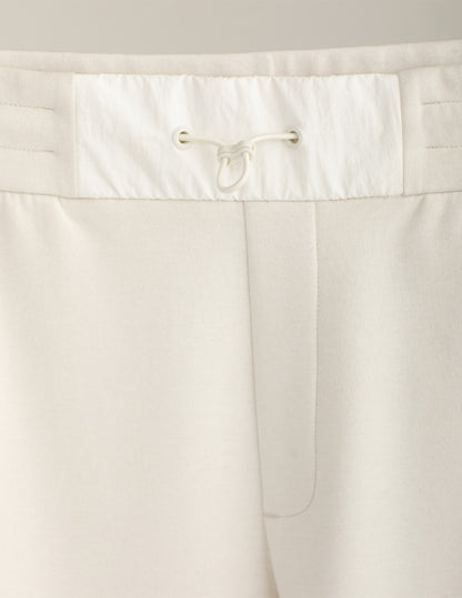 Pantalone in interlock con polsi