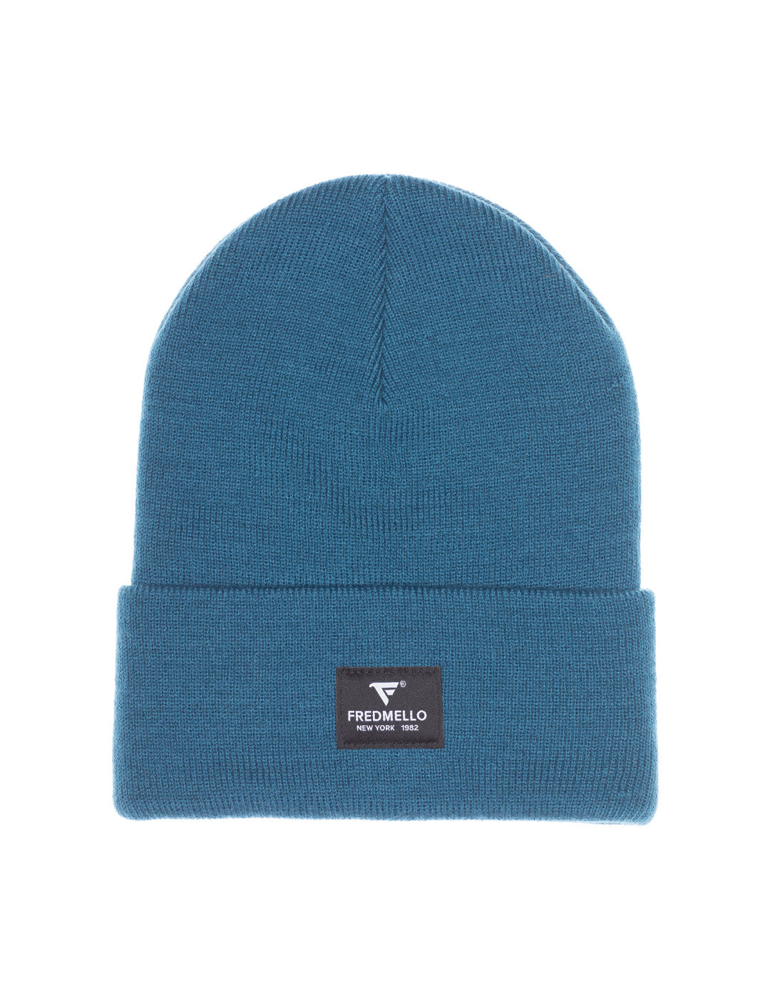 Double-layer knit beanie man petrol fmsidney cc-a0810 Double-layer knit beanie