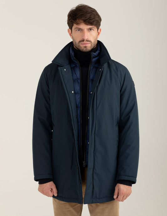 Jacket with quilted inner panel - back - 002