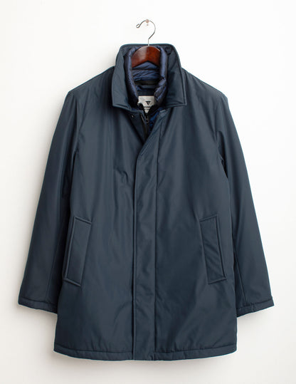 Jacket with quilted inner panel