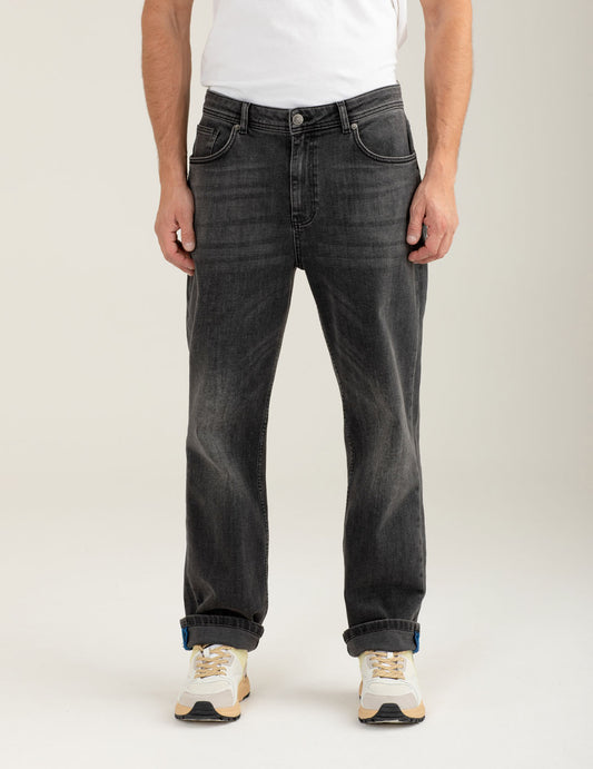 Pantalone in denim uomo dark gray fm25w21pd cc-a0903