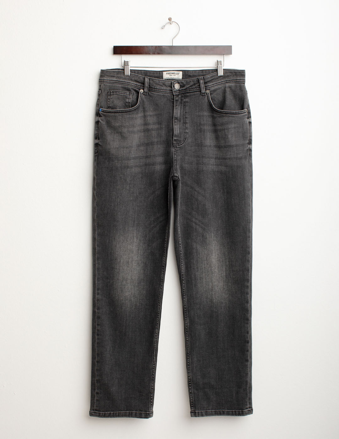 Pantalone in denim uomo dark gray fm25w21pd cc-a0903 Pantalone in denim