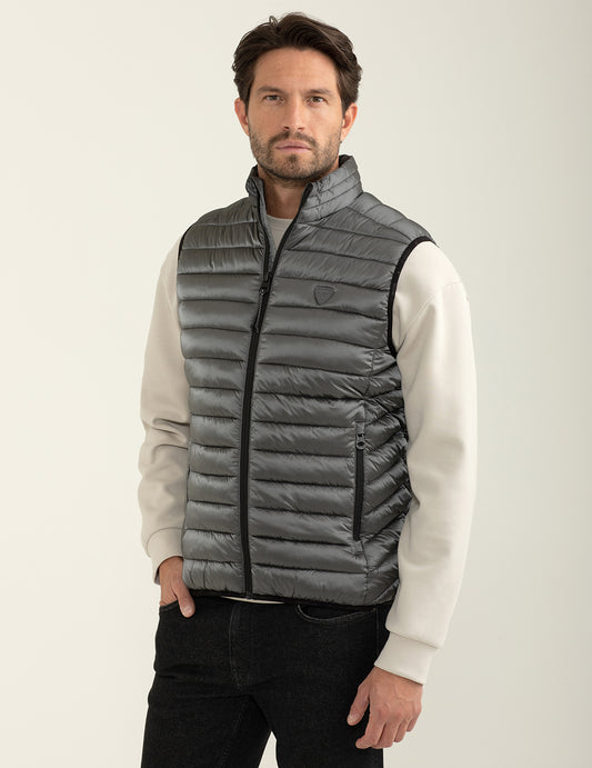 Piumino smanicato in ripstop uomo iron fm25w25ks cc-a0908