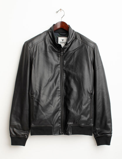 Faux leather jacket