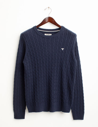 Maglia a trecce in lambswool