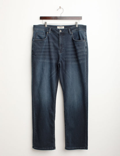 Pantalone in felpa effetto denim