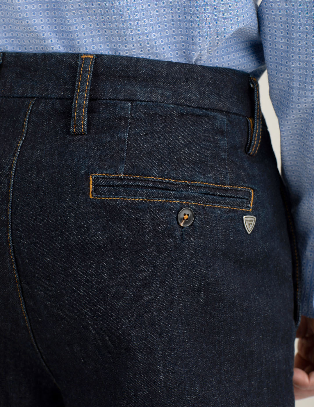 Jeans modello chino uomo dark blue fm25w14pd cc-a1201 Jeans modello chino