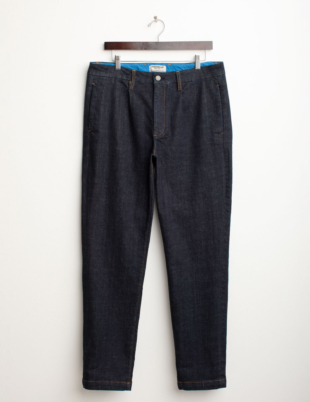 Jeans modello chino uomo dark blue fm25w14pd cc-a1201 Jeans modello chino