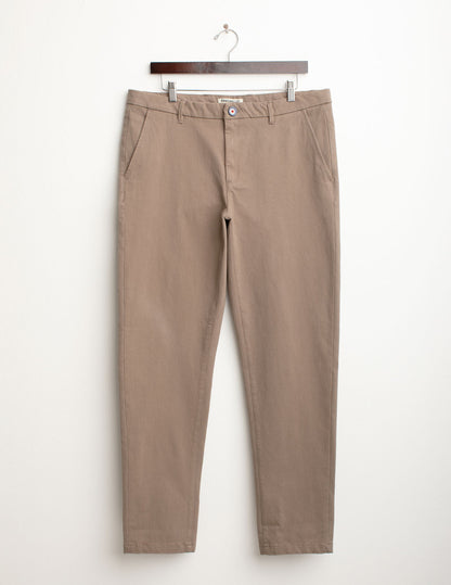 Pantalone chino in tessuto dobby