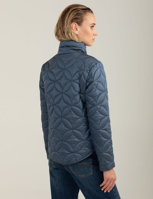 Quilted puffer jacket - back - 002