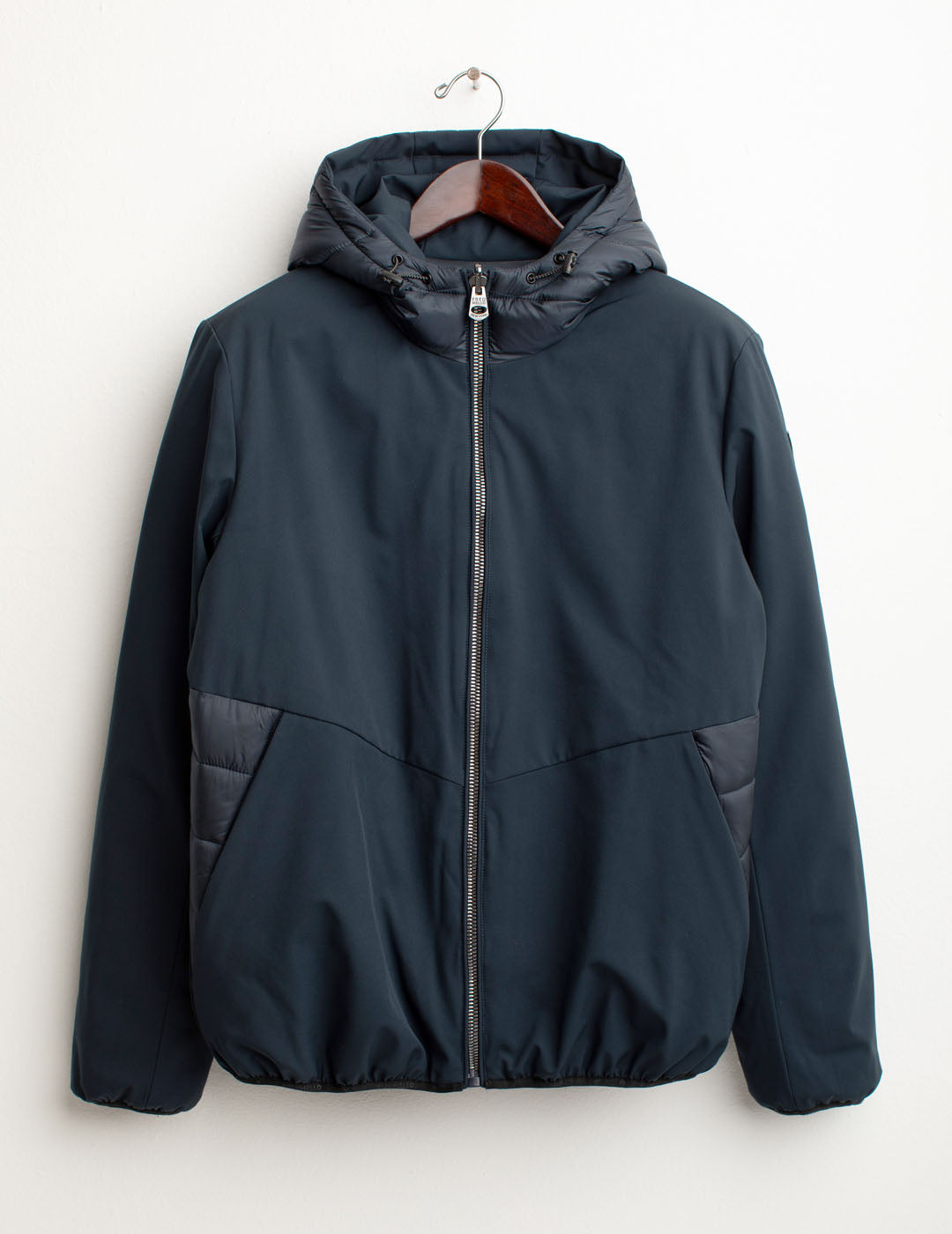 Reversible padded hybrid jacket man blue fm25w05ku cc-a0601 Reversible padded hybrid jacket