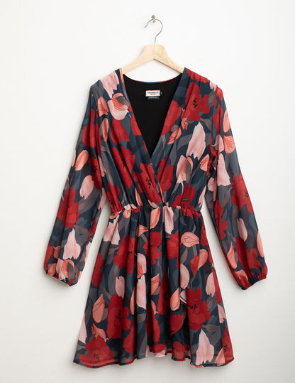 Abito in georgette stampata