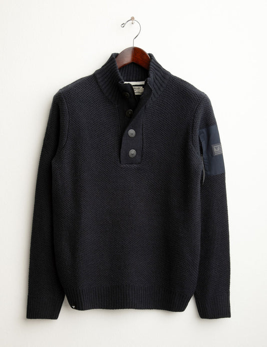 Maglia camioner con dettagli tecnici uomo blue fm25w01mm cc-a0601