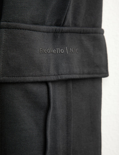 Pantalone tasconato in interlock