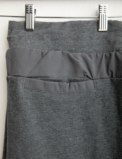 Pantalone in interlock con polsi