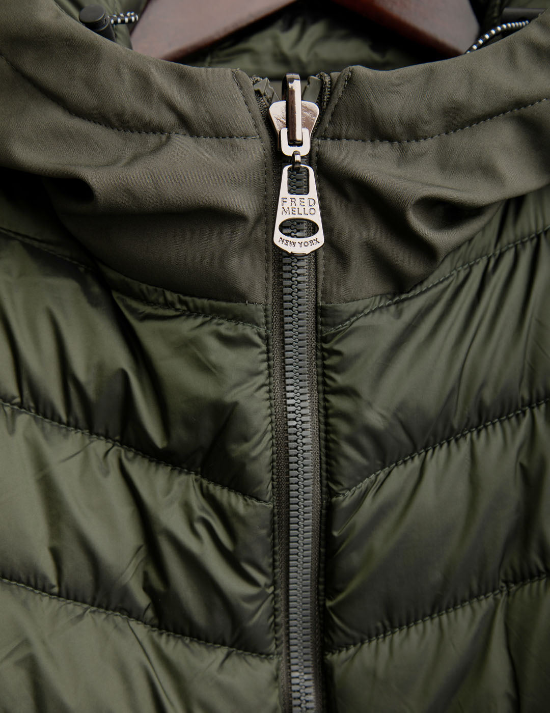 Giubbotto imbottito bimateriale reversibile uomo army fm25w05ku cc-a0804 Giubbotto imbottito bimateriale reversibile