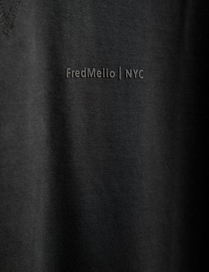 Felpa girocollo con lettering 3D