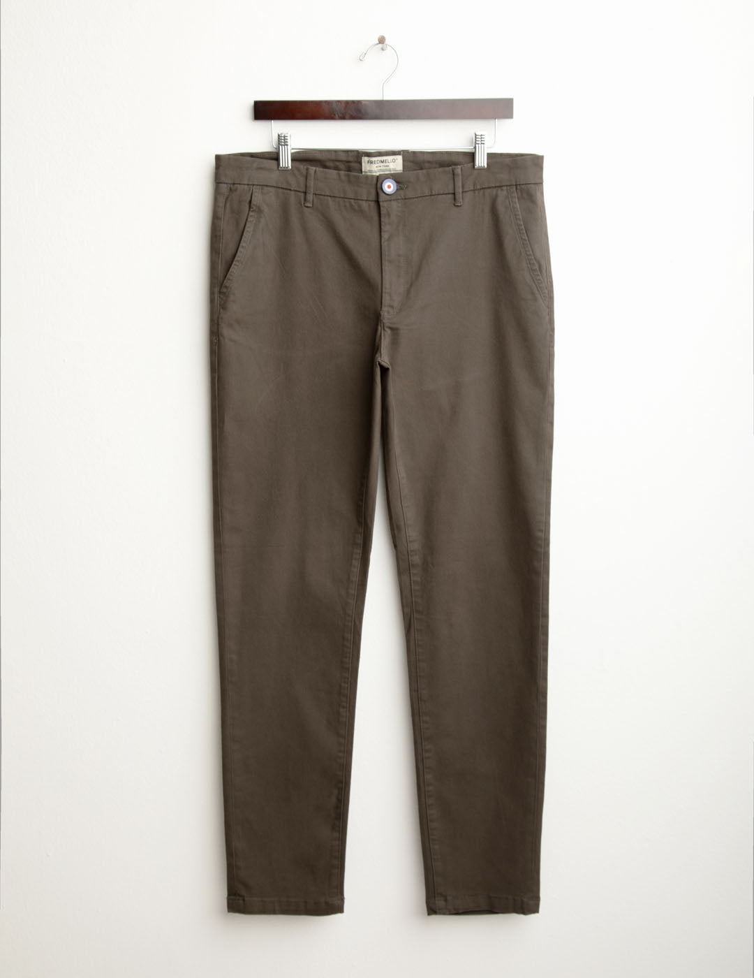 Pantaloni chino slim fit “Mr. Bryan” uomo air force fmraymond cc-a0802 Pantaloni chino slim fit “Mr. Bryan”