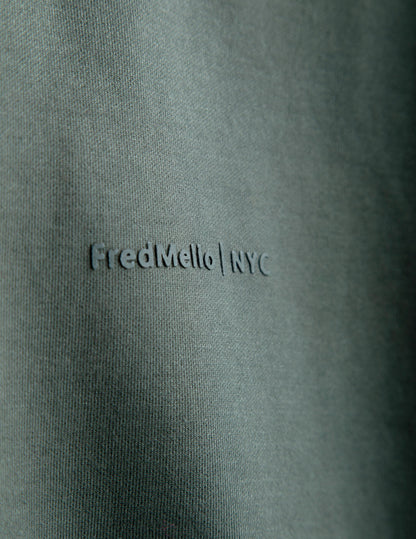 Felpa full zip con lettering 3D