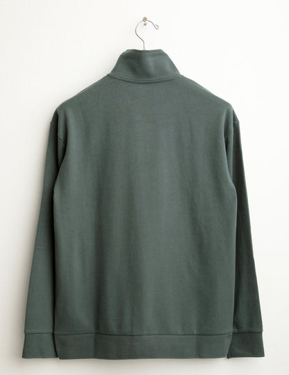 Felpa full zip con lettering 3D