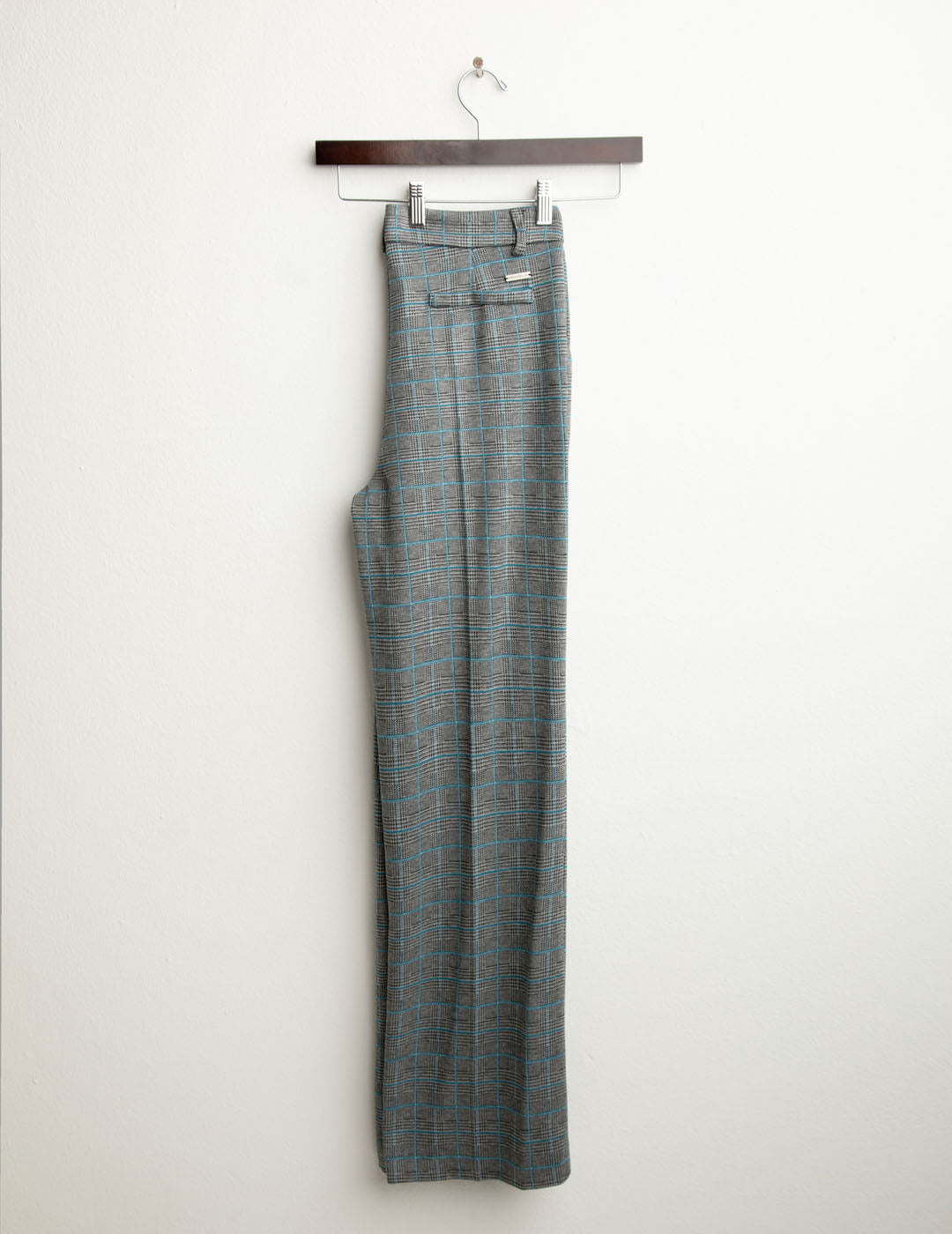 Yarn-dyed flared trousers woman sky fw25w10pt cc-a0705 Yarn-dyed flared trousers