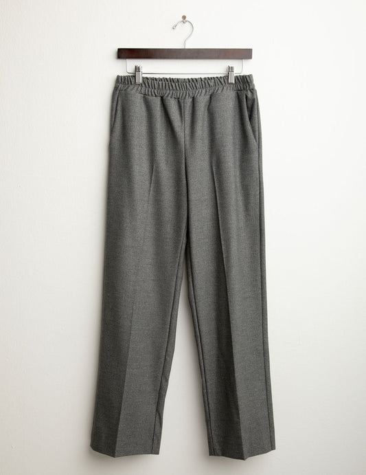 Yarn-dyed jogger trousers woman dark gray fw25w12pt cc-a0903