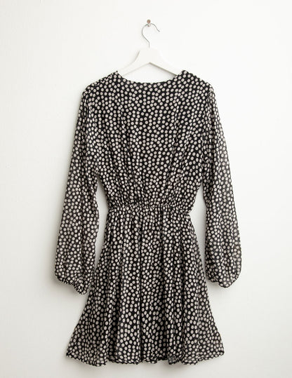 Printed georgette dress