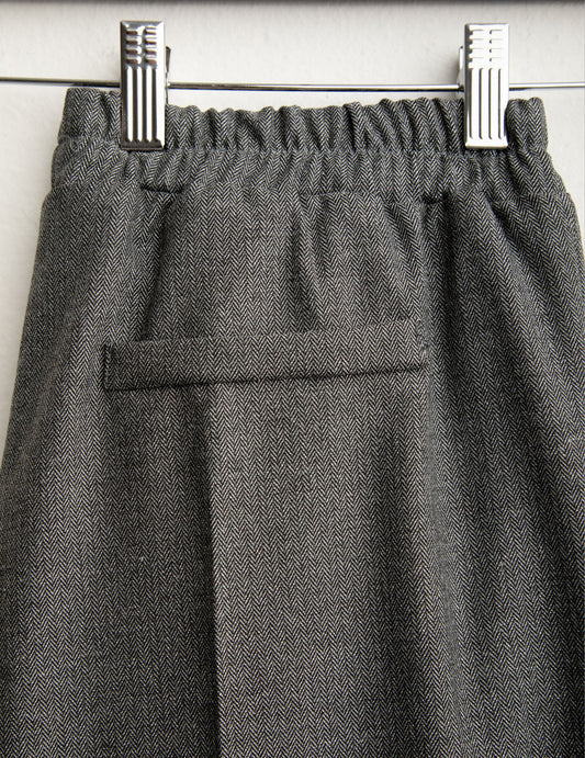 Yarn-dyed jogger trousers - back - 002