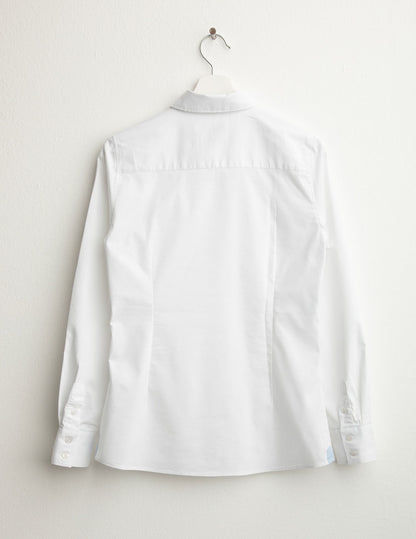 Slim fit stretch poplin shirt