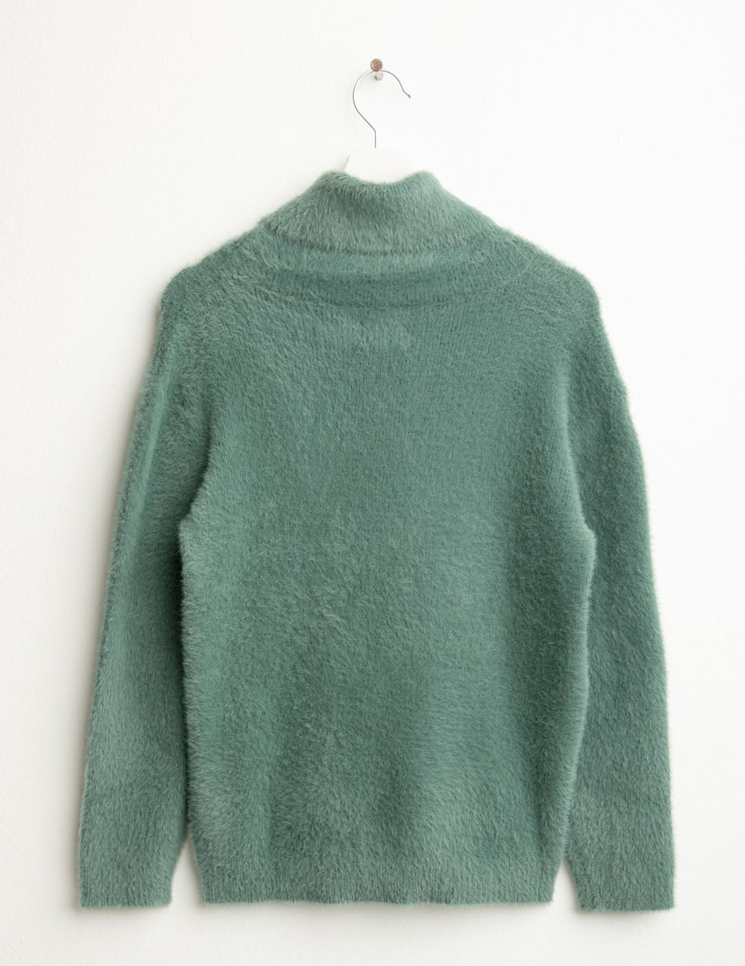 Maglia dolcevita effetto pelliccia donna moss fw25w23md cc-a0818 Maglia dolcevita effetto pelliccia