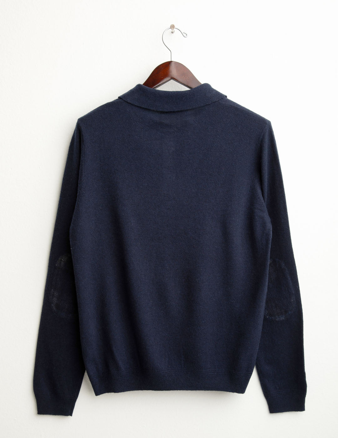 Maglia polo in lambswool uomo blue fm25w24ma cc-a0601 Maglia polo in lambswool