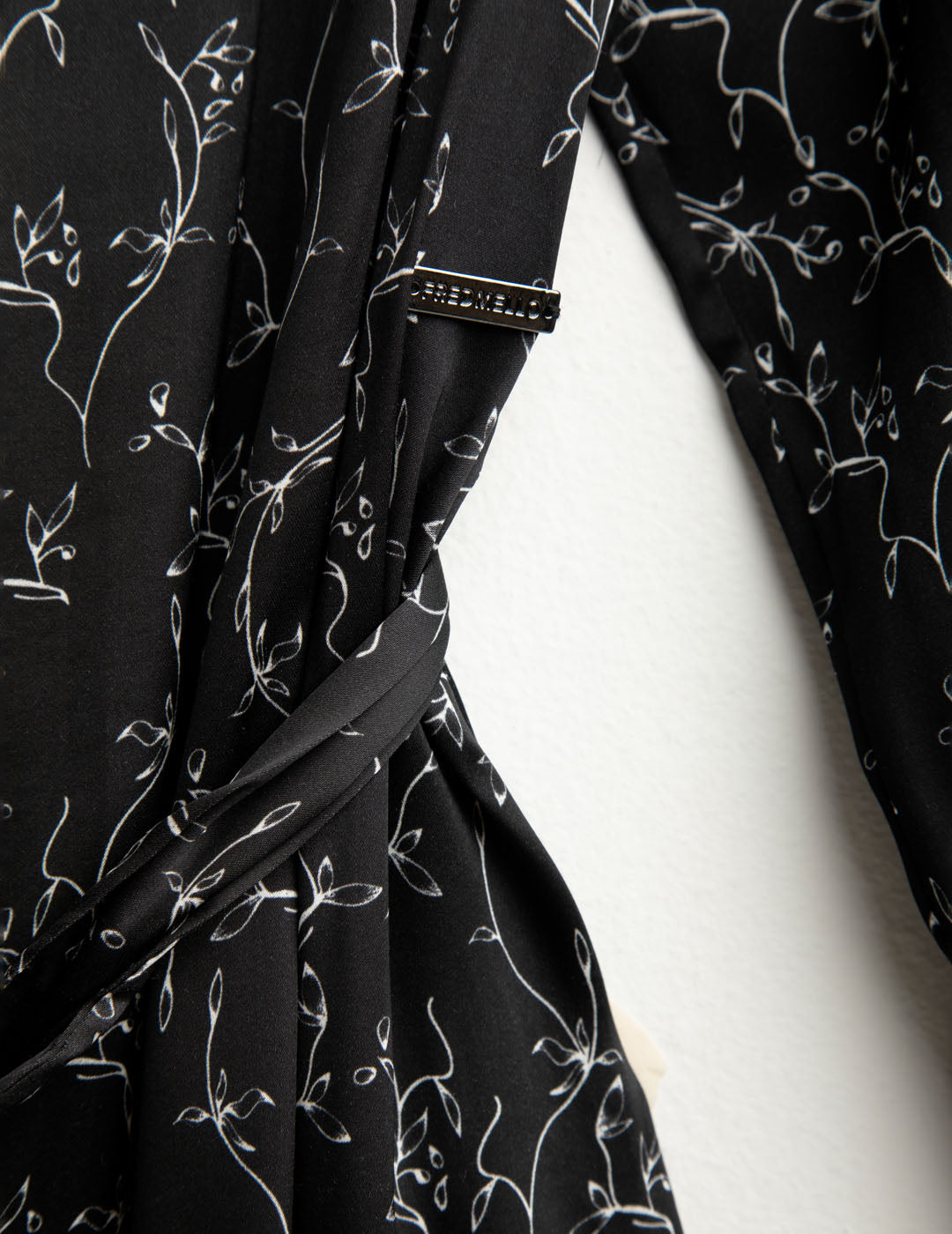 Abito in raso stretch stampato donna black fw25w03as cc-a0951 Abito in raso stretch stampato